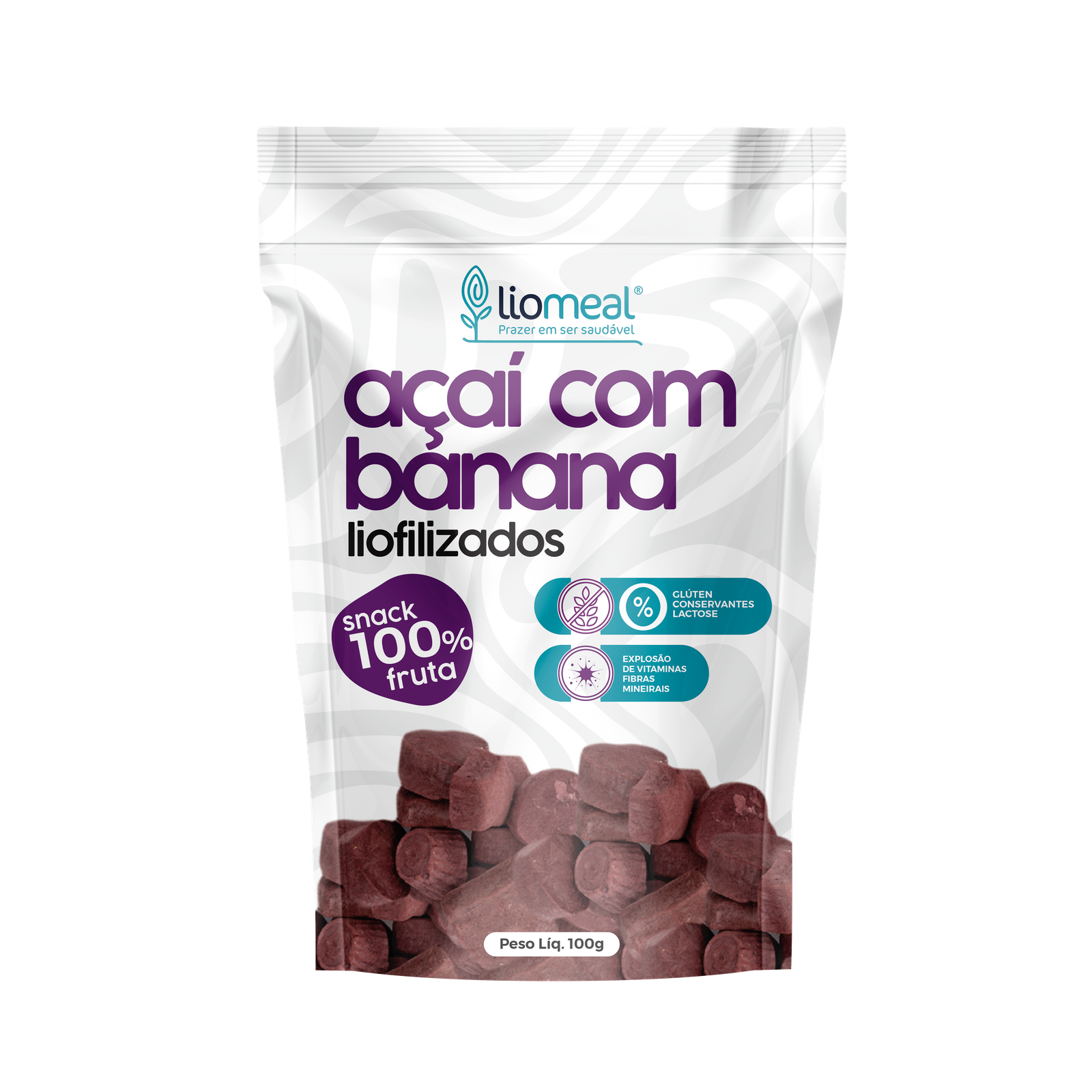 Açaí com Banana Liofilizado 100g