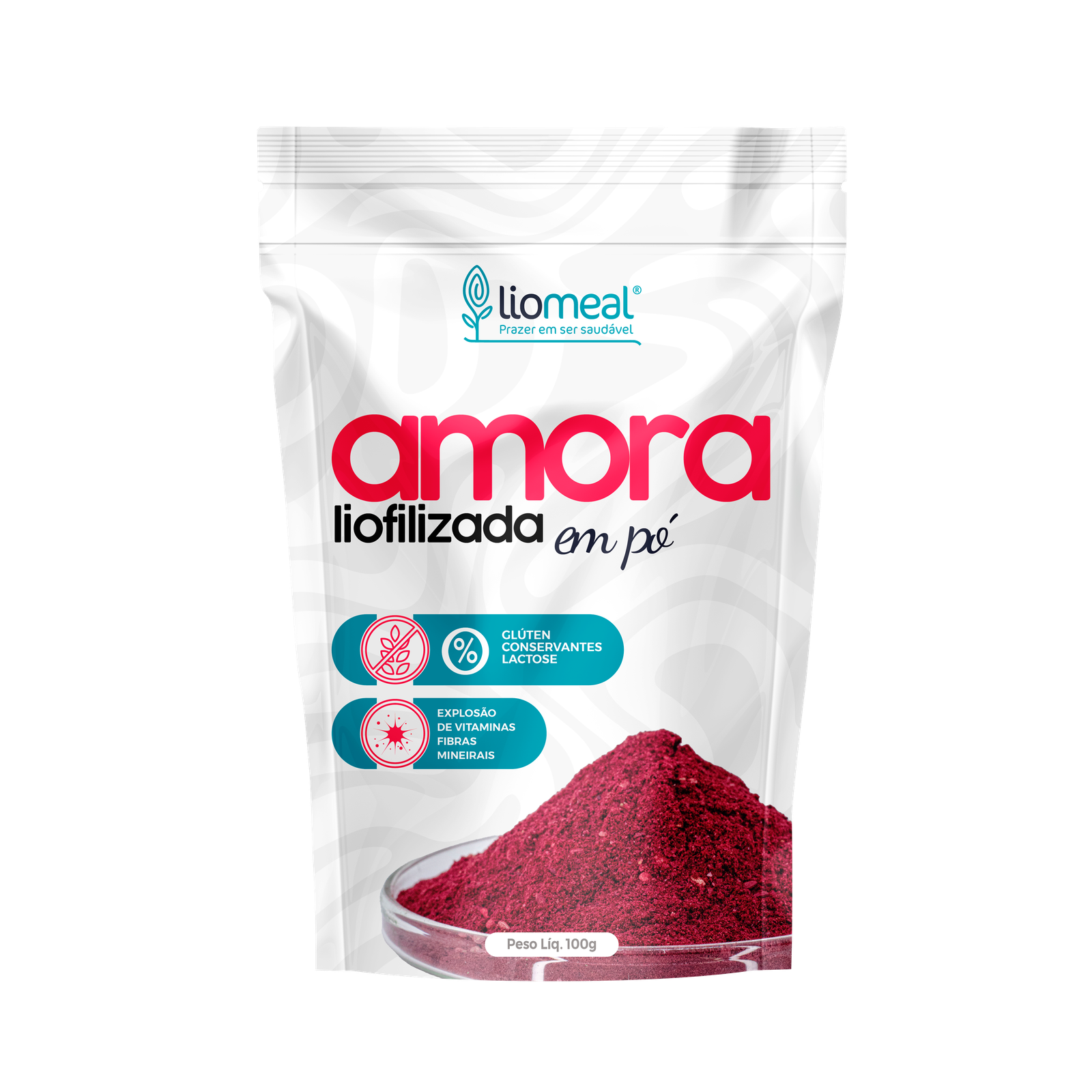 Amora Liofilizada em Pó – 100g