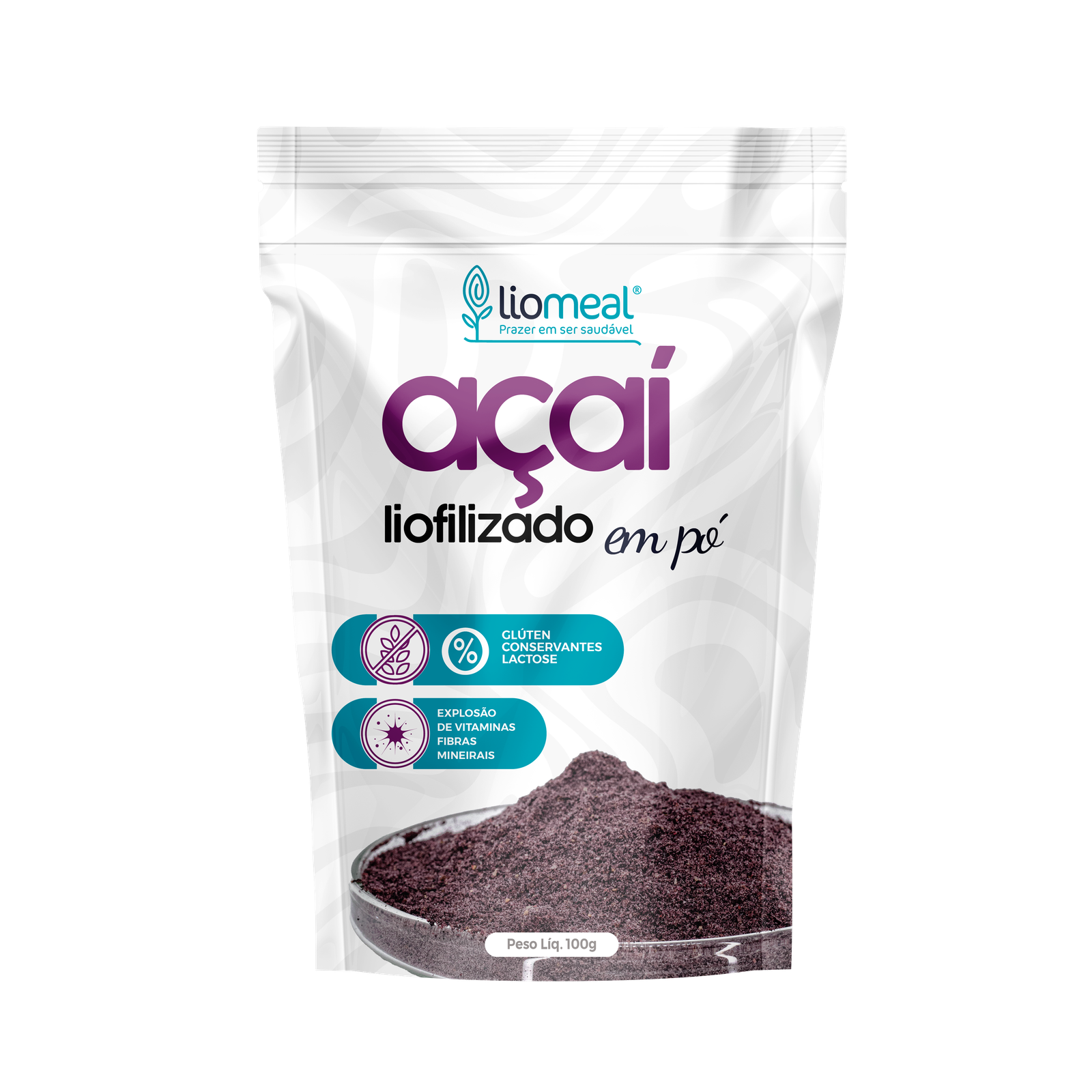 Açaí Liofilizado em Pó 100g