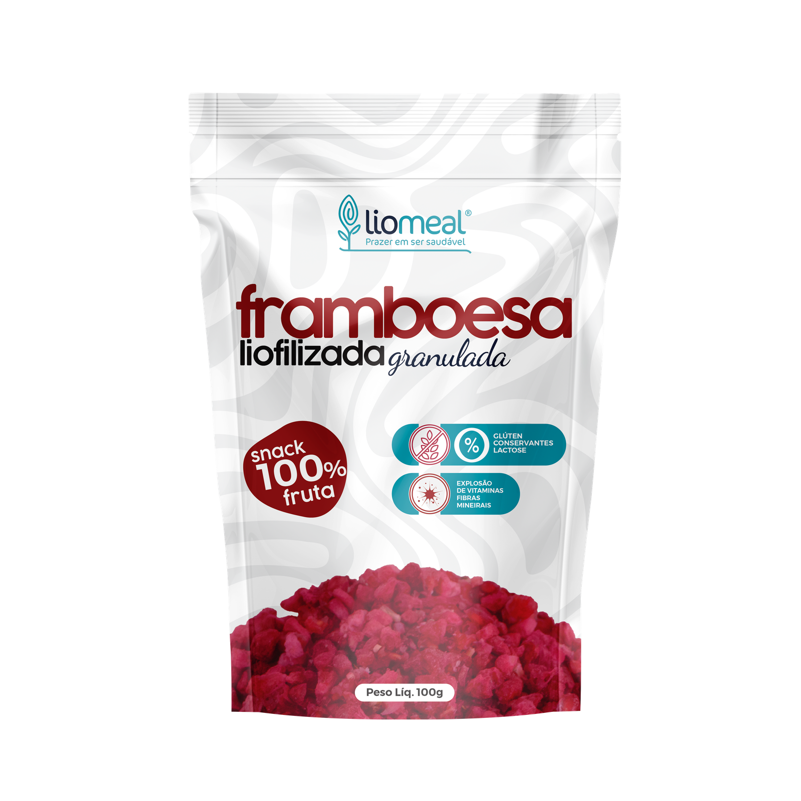 Framboesa Liofilizada Granulada 100g