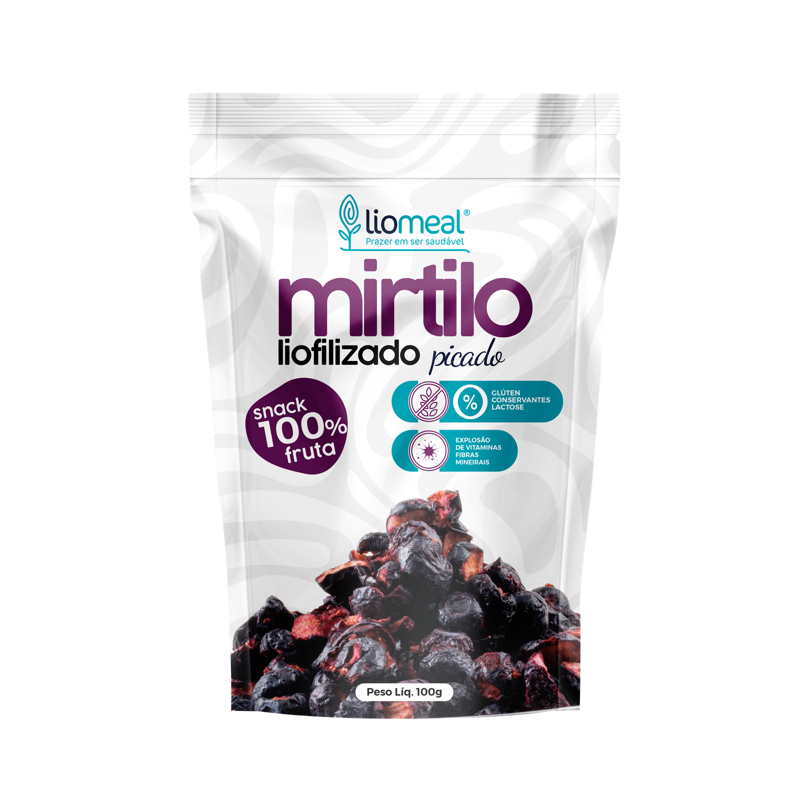 Mirtilo Liofilizado Picado 100g