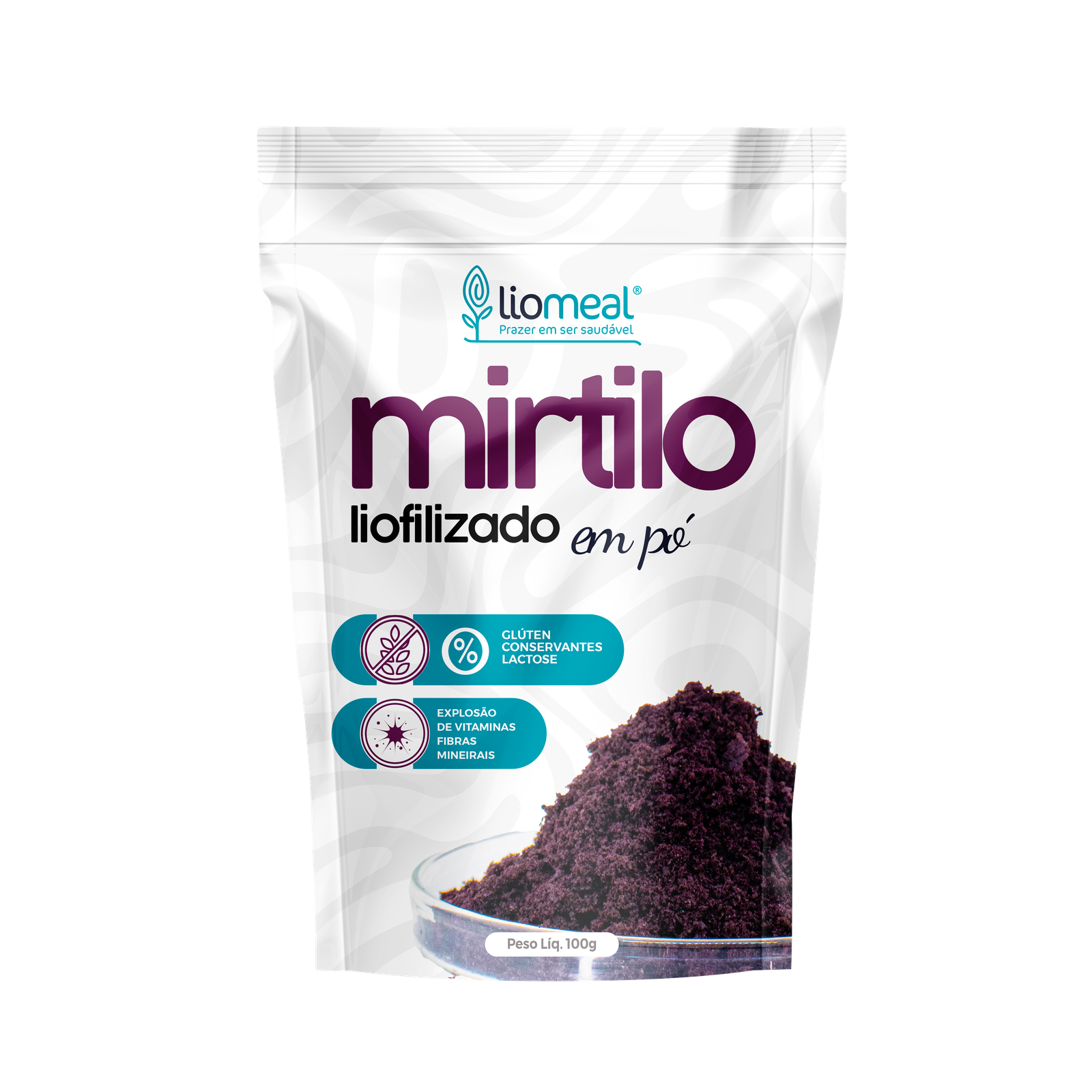 Mirtilo Liofilizado em Pó 100g